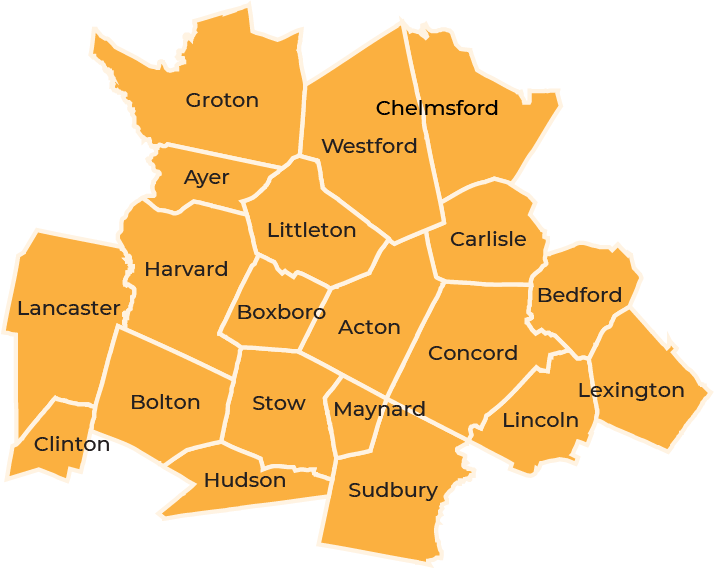 Bursaw Gas & Oil's Middlesex County service area